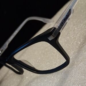 Columbia Black Frame with Clear Arms Eyeglasses